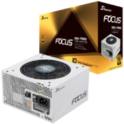 Plus会员：Seasonic 海韵 FOCUS GX-750 金牌（90%）全模组ATX电源 750W 白色