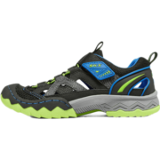 Skechers斯凯奇童鞋男童时尚沙滩鞋夏季户外防滑耐磨儿童包头凉鞋407031L 黑色/蓝色/柠檬色/BBLM 30