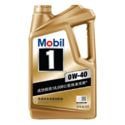 京东百亿补贴：Mobil 美孚 1号系列 金装 0 W-40 SN级 全合成机油 5 L