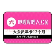 哔哩哔哩 bilibili大VIP会员 1年卡