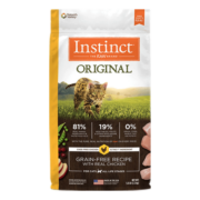 INSTINCT生鲜本能 百利猫粮无谷鸡肉鸭肉猫粮进口猫粮高蛋白猫粮 【破包】经典无谷 鸡肉猫粮 11磅