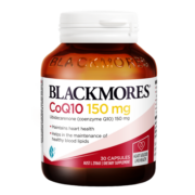 澳佳宝Blackmores 辅酶Q10软胶囊 高浓度辅酶素q10 150mg 30粒 保护心脏 心脏保健品 成人中老年人 澳洲进口