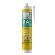 瓦克（WACKER）DA防霉玻璃胶厨卫密封胶防水美容胶中性硅胶马桶封边胶水白色1支