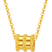 潮宏基 CHJ JEWELLERY 小蛮腰 足金黄金项链女款 计价 XQG30003209 约4.7g