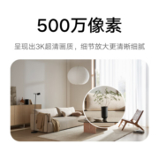 小米智能摄像机 3 云台版 500万像素 超微光全彩 AI人形侦测 手机查看 人形追踪 双频WiFi 家用 摄像头