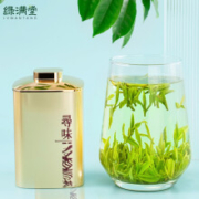 PLUS会员：绿满堂 黄山毛峰 2023年新茶 头采特级 50g 金罐装