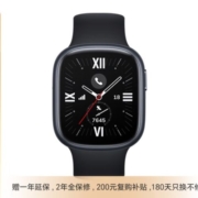 50定金：荣耀手表4 46mm 曜石黑 eSIM独立通话全智能运动手表