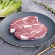 PLUS会员：农夫好牛 原切安格斯谷饲M3+上脑牛排 200g*6件