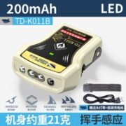 微笑鲨 感应帽夹灯