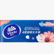 再降价、20点、5000件、聚划算百亿补贴：Vinda 维达 超韧系列 无芯卷纸 10卷