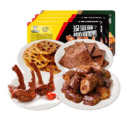 京东百亿补贴：周黑鸭 锁翅卤藕香干4盒545g