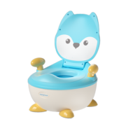 世纪宝贝（babyhood）儿童马桶坐便器 婴儿便盆小马桶宝宝通用PU/抑菌版 113D天蓝色