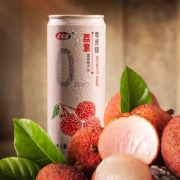 88vip：宏宝莱荔意0蔗糖荔枝味汽水330ml*12罐