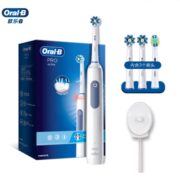 正品OralB/欧乐B成人电动牙刷Pro4 Ultra 3D旋转摆动 圆头