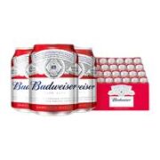 Budweiser 百威 经典醇正啤酒 255ml*24听 mini罐