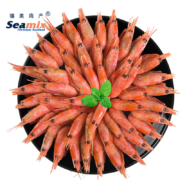 PLUS会员：Seamix 禧美海产 北极甜虾 65-85只 500g*3件