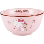 京东百亿补贴：Hello Kitty 凯蒂猫 陶瓷碗 4.5英寸 凯蒂猫粉