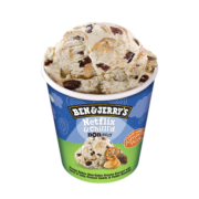BEN & JERRY'S本杰瑞网飞联名花生酱冰淇淋465ml 海外原装进口 雪糕桶装冷饮