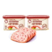 小猪呵呵火腿午餐肉罐头198g螺蛳粉方便面泡面米线火锅伴侣即食