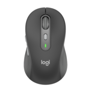 罗技（Logitech）M750L 大手版鼠标 无线鼠标 静音鼠标 大手鼠标  黑色 带Logi Bolt USB接收器 M650升级版
