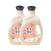 花木星球 天然香氛洗衣液 除菌除螨 深层洁净 持久留香白桃+桃花 1.9kg*2 含补充装