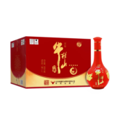 牛栏山百年红瓶龙凤五星38度京味喜庆清香型二锅头婚宴送礼结婚红事白酒 500ml*6瓶 整箱装