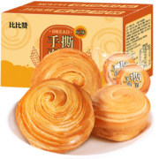 需抢券：bi bi zan 比比赞 手撕面包 1000g