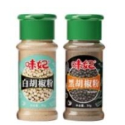 味妃 白胡椒粉+黑胡椒粉组合瓶装 30g*2