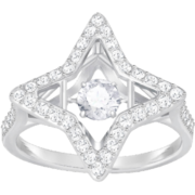 施华洛世奇（SWAROVSKI）品牌官方直售施华洛世奇跳动的心 SPARKLING DANCE  戒指轻奢饰品 60号 5372933