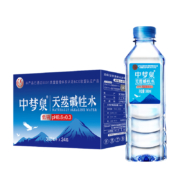恐龙喝过的矿泉水，中梦泉 天然弱碱矿泉水 386ml*6瓶