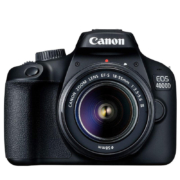 京东百亿补贴：Canon 佳能 EOS 4000D 单反数码相机+18-55mm III镜头 APS-C画幅