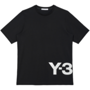 Y-3易穿搭【商场同款】Y-3 SS TEE LLt恤男休闲印花签名款T7HG6093 黑色 S
