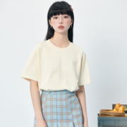 京东百亿补贴：La Chapelle 拉夏贝尔 女士纯棉T恤 LXCMDX220230209-WJ
