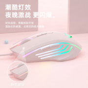剑圣一族G300电竞鼠标有线静音游戏办公男女生适用电脑台式笔记本