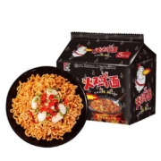 韩太 火鸡面甜辣方便面速食泡面 140g*1包 赠木瓜丝1包