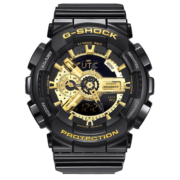 卡西欧（CASIO）G-SHOCK 魔金双显 防水防震运动手表 学生手表 GA-110GB-1ADR