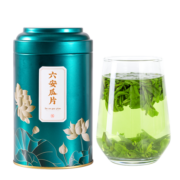 绿满堂 茶叶绿茶 六安瓜片2023年新茶雨前特级春茶兰花香手工125克罐装