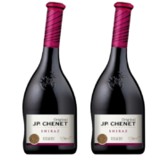 PLUS会员：J.P.CHENET 香奈 西拉设拉子 干红葡萄酒 13.5度 法国原瓶进口 750ml*2瓶装