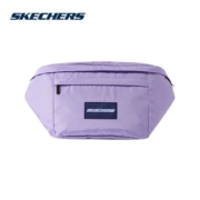 Skechers斯凯奇新品简约纯色腰包男运动休闲包女L322U111