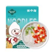 米小芽 【59.6 元选4件】米面组合 宝宝儿童辅食有机胚芽粥米果蔬面条 【婴标】粒粒面200g/盒