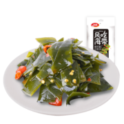 卫龙 辣条休闲零食香辣味风吃海带168g/袋 开袋即食脆辣海带片