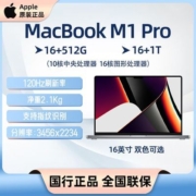 Apple MacBook Pro 16英寸 M1 Pro 10核芯片笔记本电脑【5天内发货】