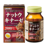 欧力喜乐（ORIHIRO）纳豆激酶胶囊日本进口纳豆 2000fu60粒/瓶 纳豆菌即食爸妈长辈礼物 纳豆激酶1瓶（赏味期23年11月15日）