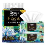 需抢券：C&S 洁柔 油画系列 抽纸 4层80抽（4包装）