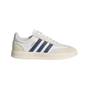 adidas「T头鞋」阿迪达斯官方轻运动GRADAS男女低帮休闲运动板鞋 白/米色/蓝 39(240mm)