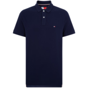 TOMMY HILFIGER【胶囊系列】明星同款23新款春夏男纯棉合身版POLO衫31342 海军蓝DCC M(推荐：135-150斤)