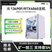 七彩虹i5 12400F/13400F/13490F/RTX4060台式电脑主机DIY组装整机