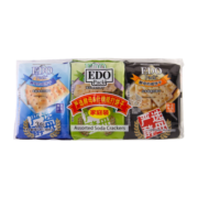 EDO PACK饼干 零食早餐 家庭装 什锦酵母梳打饼干 300g/袋