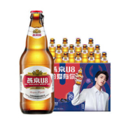 京东百亿补贴：YANJING BEER 燕京啤酒 U8 黄啤 500ml*12瓶 整箱装