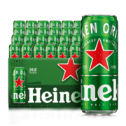 喜力（Heineken）Heineken/喜力啤酒 罐装500ml*24罐 经典易拉罐整箱装